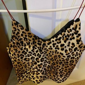 Leopard print top
